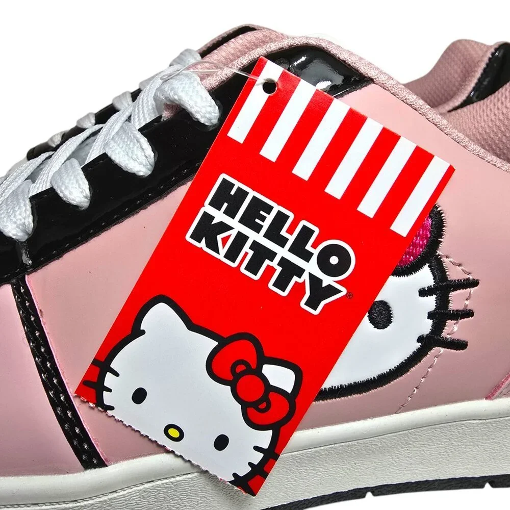 Hello Kitty Sanrio Casual Sport Court Sneakers Women's Size 10 Shoes Pink - Picture 3 of 12